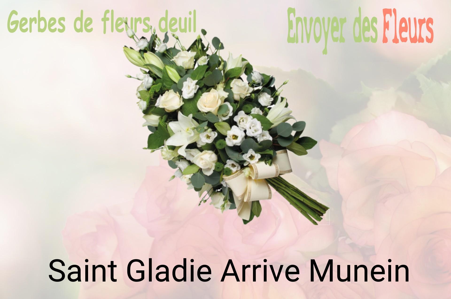 Gerbe de fleurs de deuil livrée à Saint-Gladie-Arrive-Munein